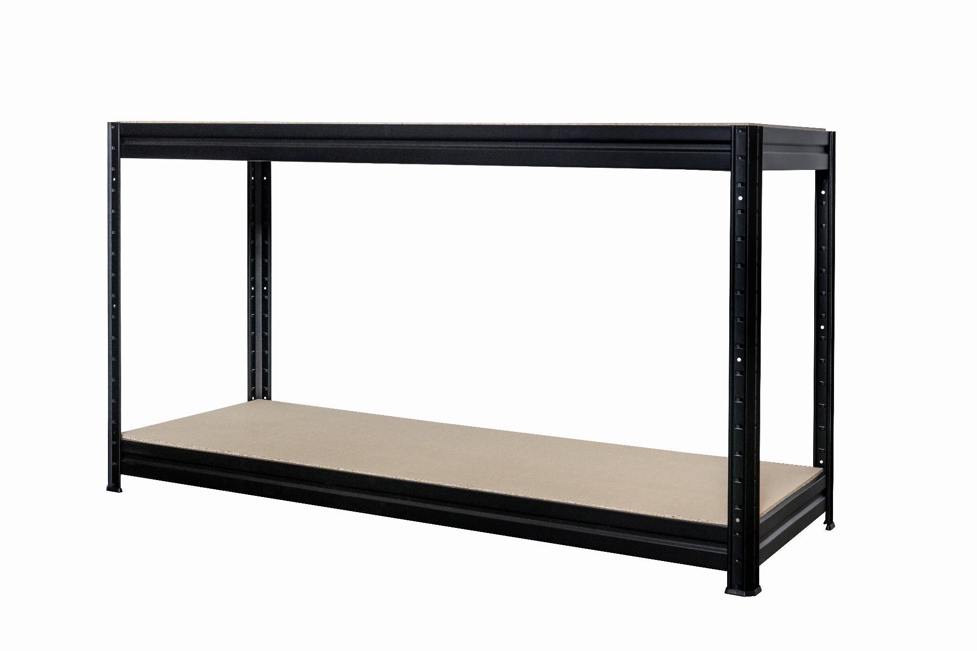 KOVONA Heavy pracovný stôl 87 × 120 × 60 cm, čierny
