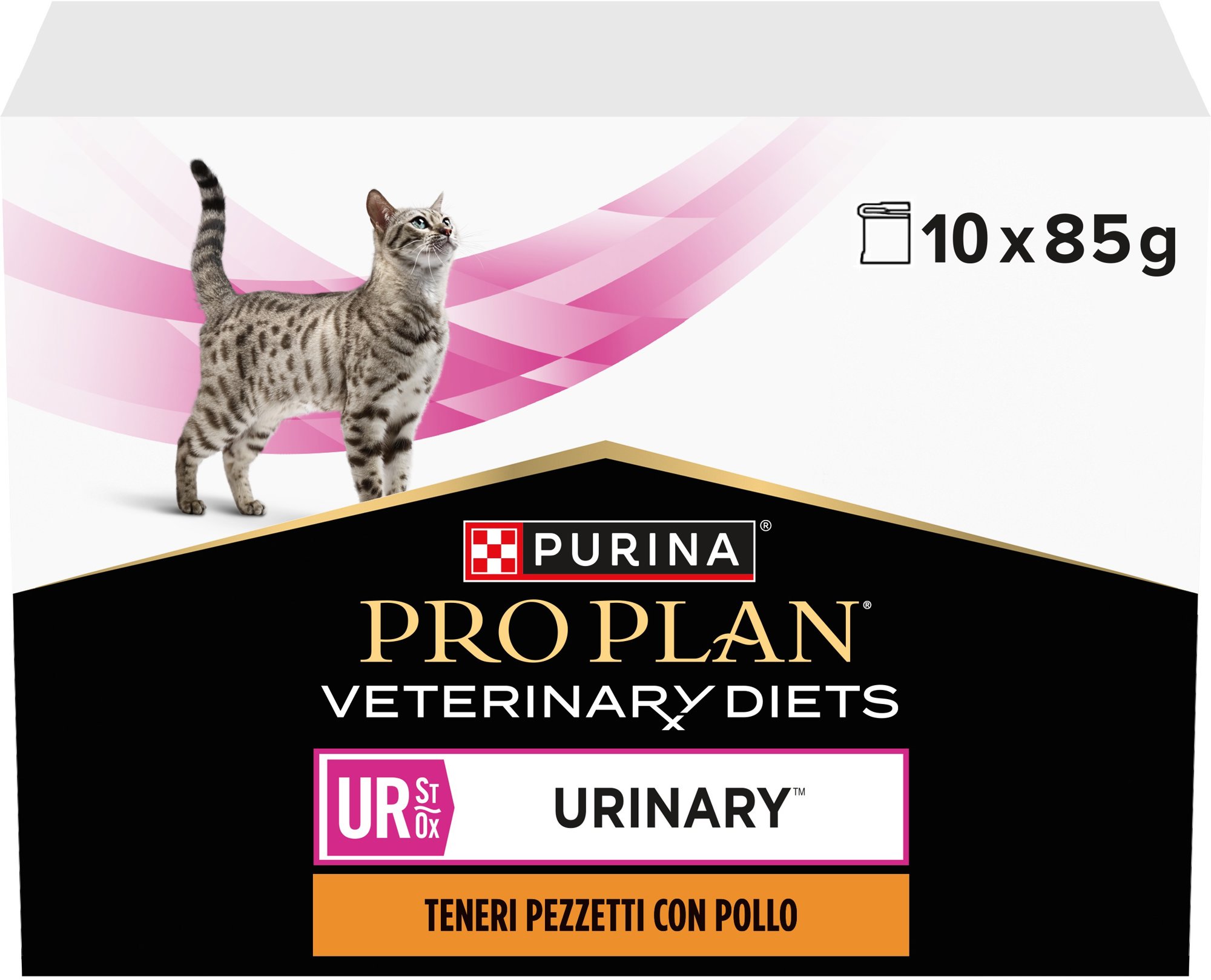 Pro Plan Veterinary Diets Feline UR St/Ox Urinary Chicken 10 × 85 g