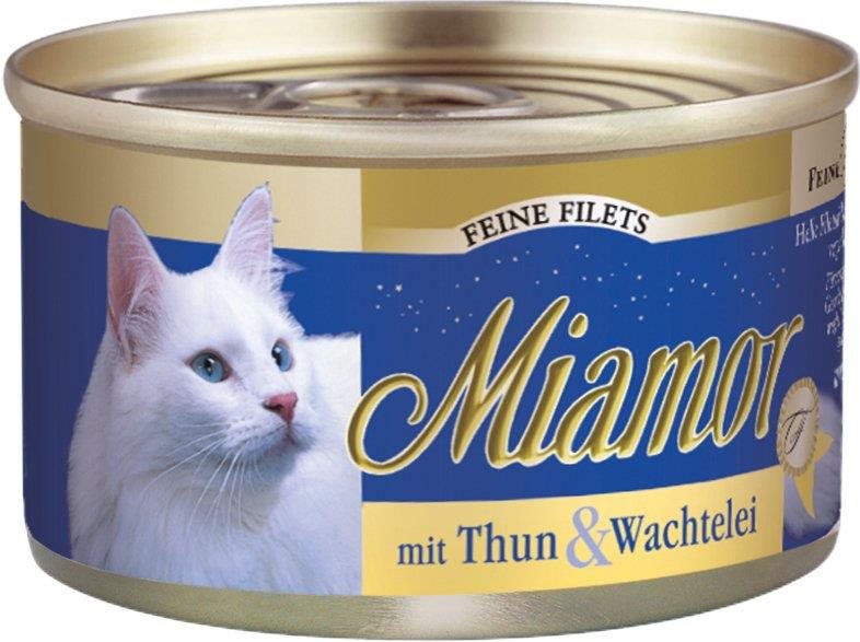 Miamor Fine Filets tuniak + prepeličie vajcia konzerva 100 g