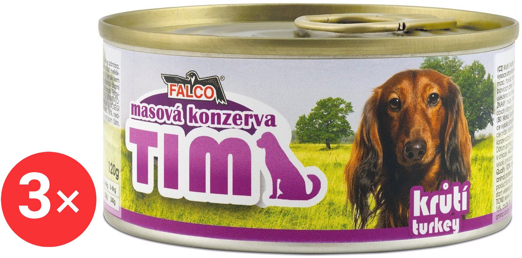 Sokol Falco TIM morčacia 3× 120 g