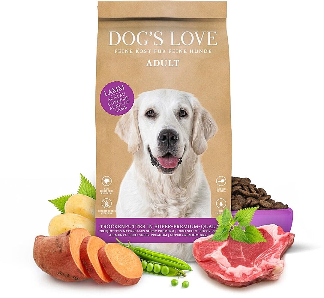 Dog's Love granule Jahňacie Adult 12 kg