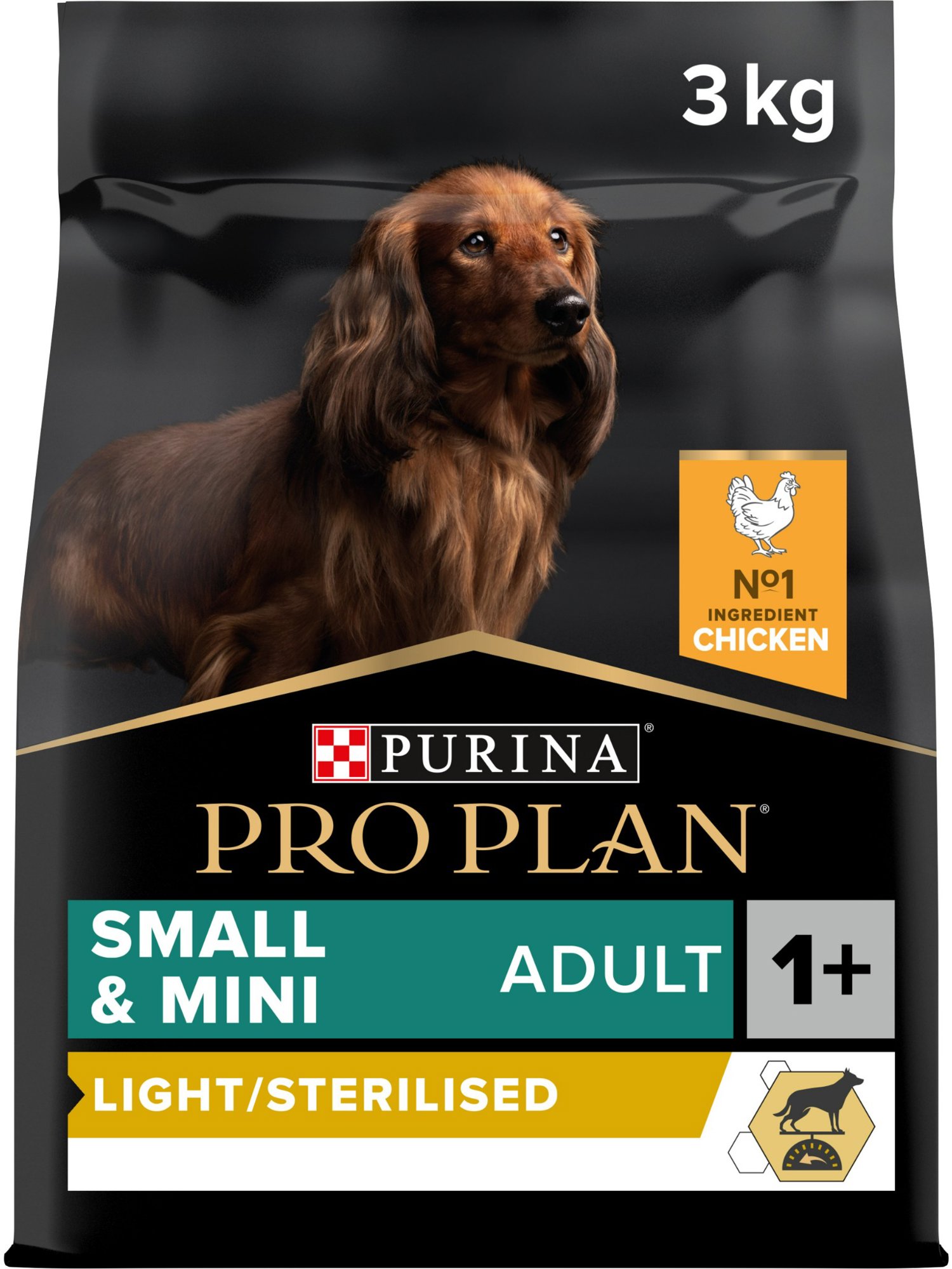 Pro Plan small light sterilised kura 3 kg