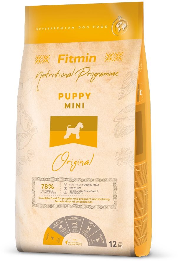 Fitmin dog mini puppy 12 kg