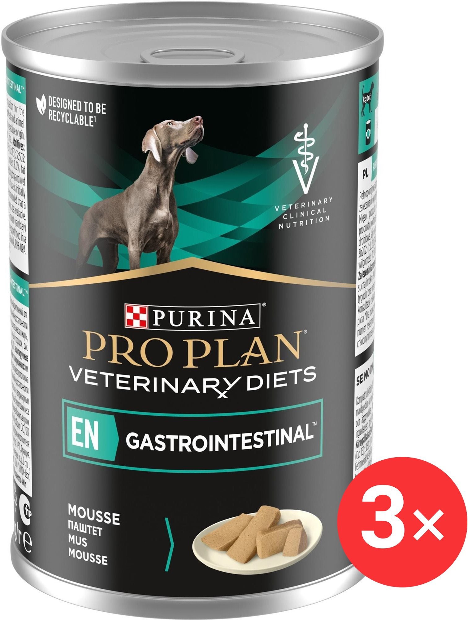 Pro Plan Veterinary Diets Canine EN Gastrointestinal 3× 400 g
