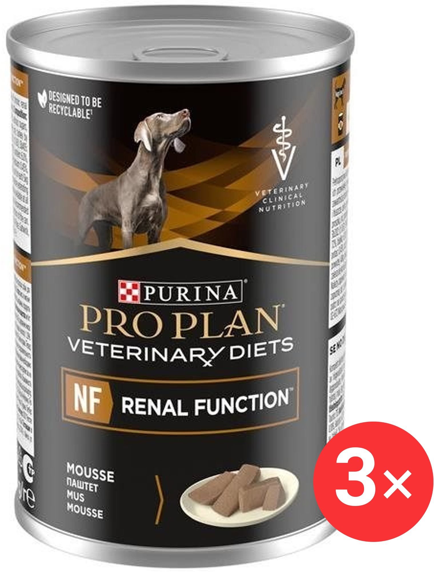 Pro Plan Veterinary Diets Canine NF Renal Function 3× 400 g