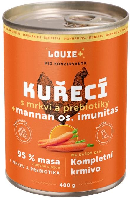 LOUIE Kuracie s mrkvou a prebiotikami 400 g