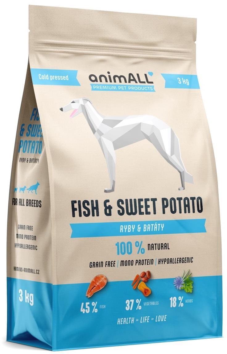 animALL Fish & Sweet Potato 3 kg
