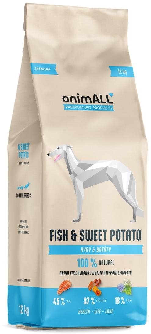 animALL Fish & Sweet Potato 12 kg