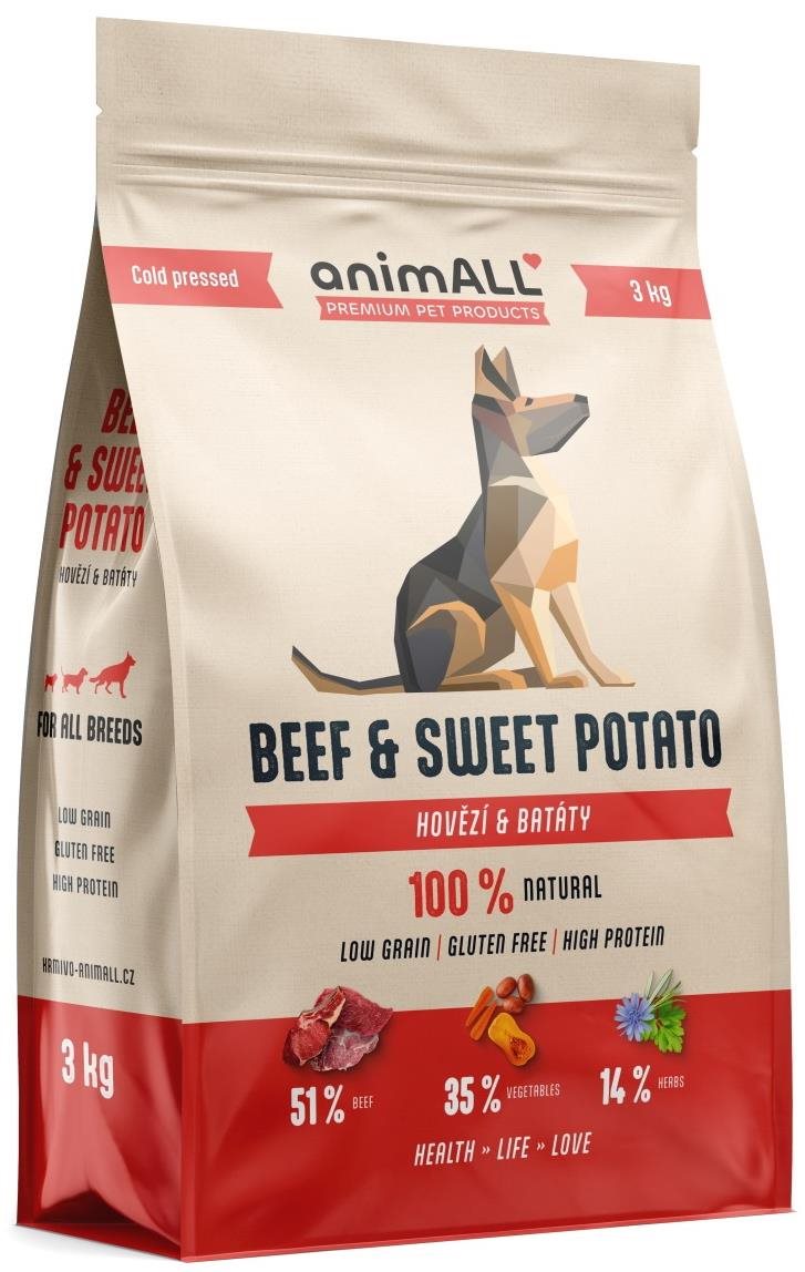 animALL Beef & Sweet Potato 3 kg
