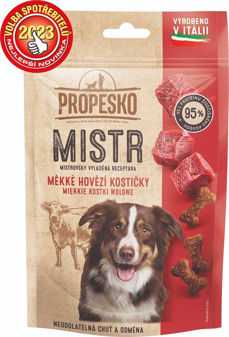 Propesko Mistr mäkké hovädzie kocky 90 g