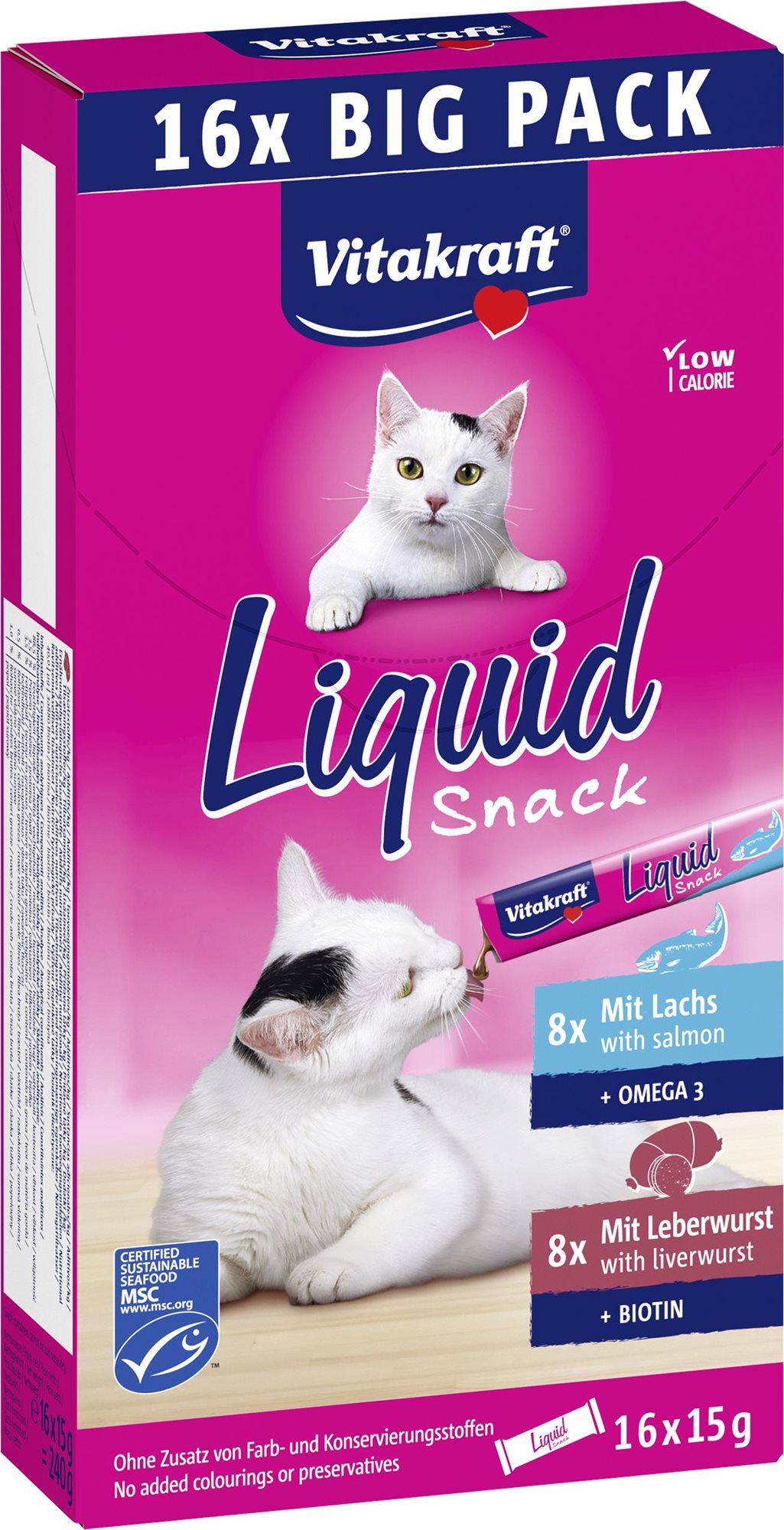 Vitakraft Liquid Snack multipack 16× 15 g