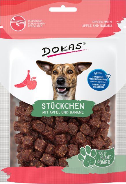 Dokas Kúsky s jablkom a banánom 105 g