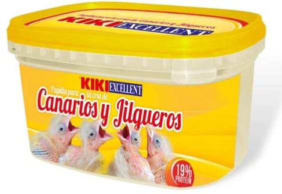 Kiki excellent papilla de cria canarios krmivo pre ručný odchov kanárikov a piniek 250 g