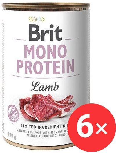 Brit Mono Protein Lamb 6× 400 g