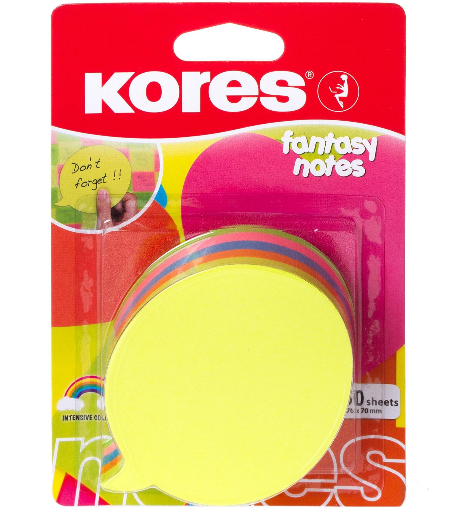 KORES „DIALOGUE" tvar bubliny 70 × 70 mm, 250 lístkov