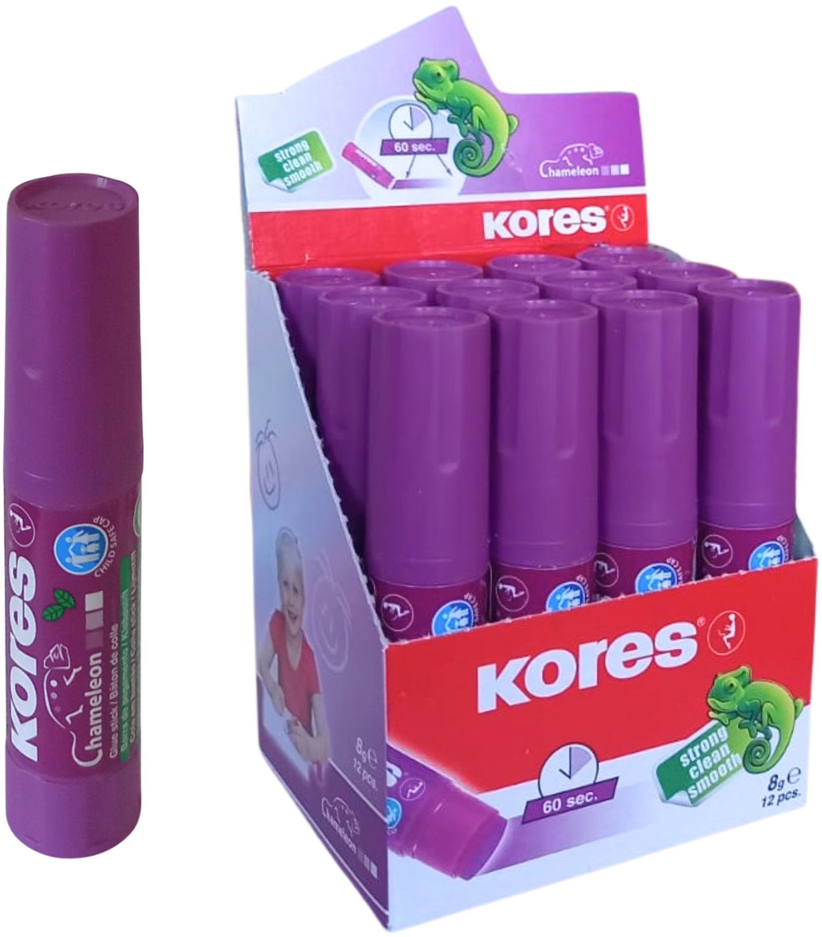 KORES Lepiaca tyčinka Chameleon 12× 8 g