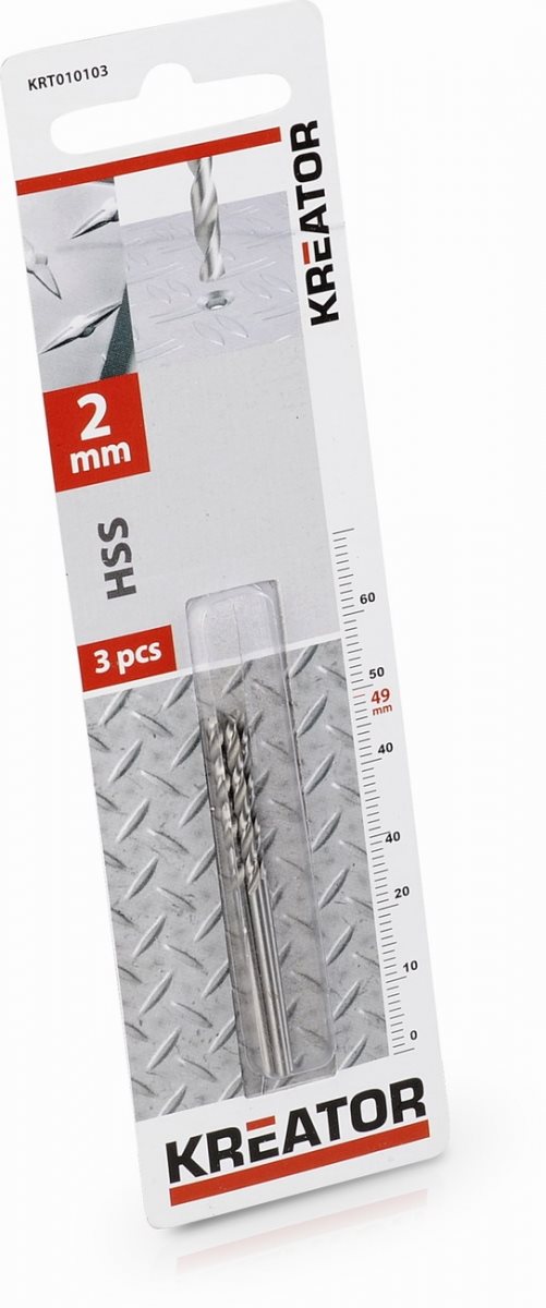 Kreator Vrták do kovu 2 mm HSS