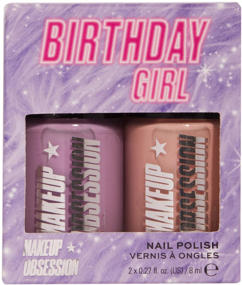 MAKEUP OBSESSION Birthday Girl Nail Duo