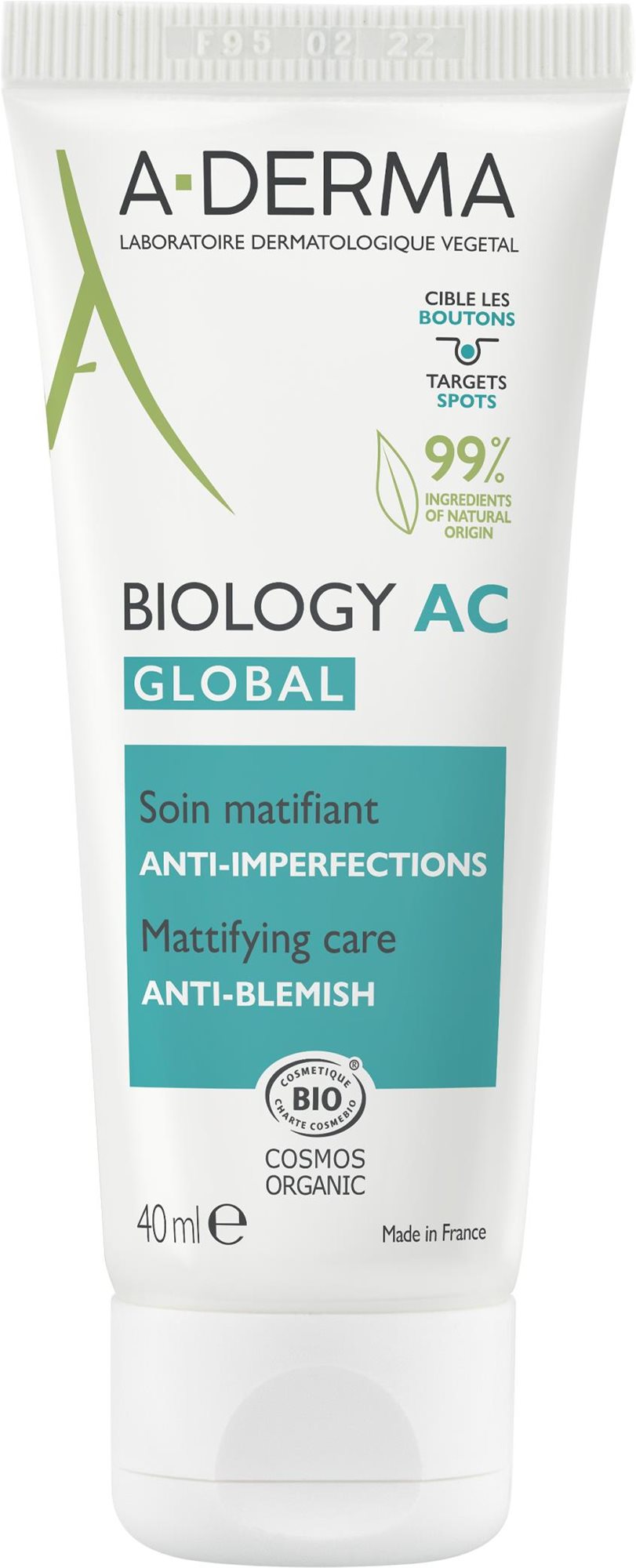 A-DERMA BIOLOGY AC Global Zmatňujúca starostlivosť 40 ml
