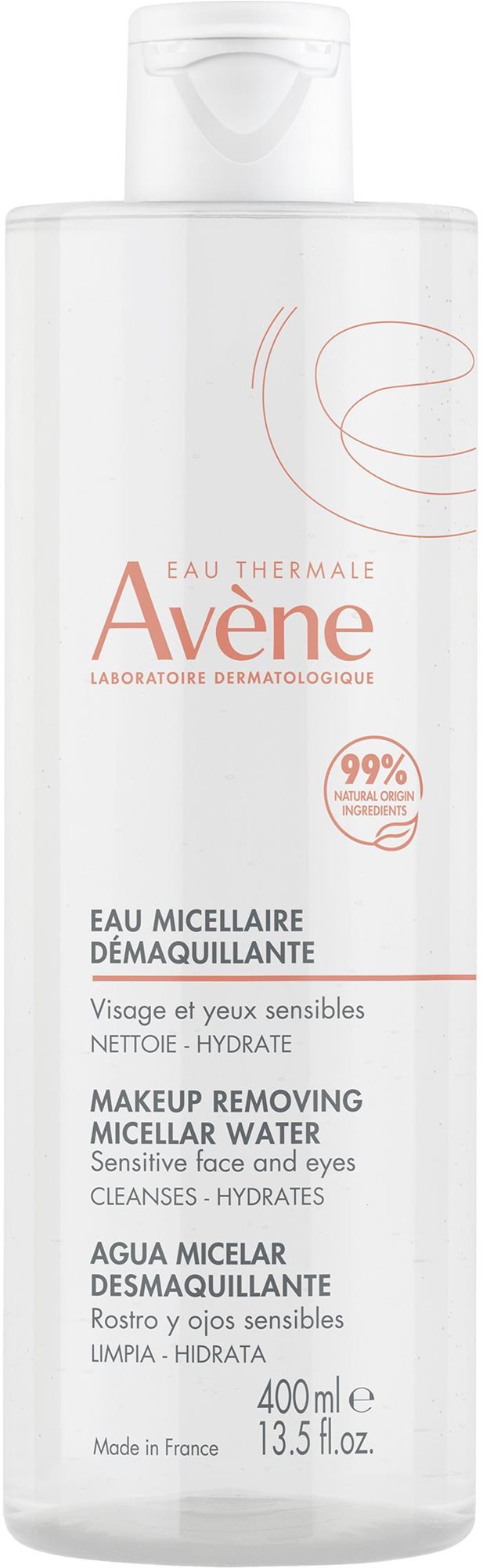 AVENE Odličovací micelárna voda 400 ml