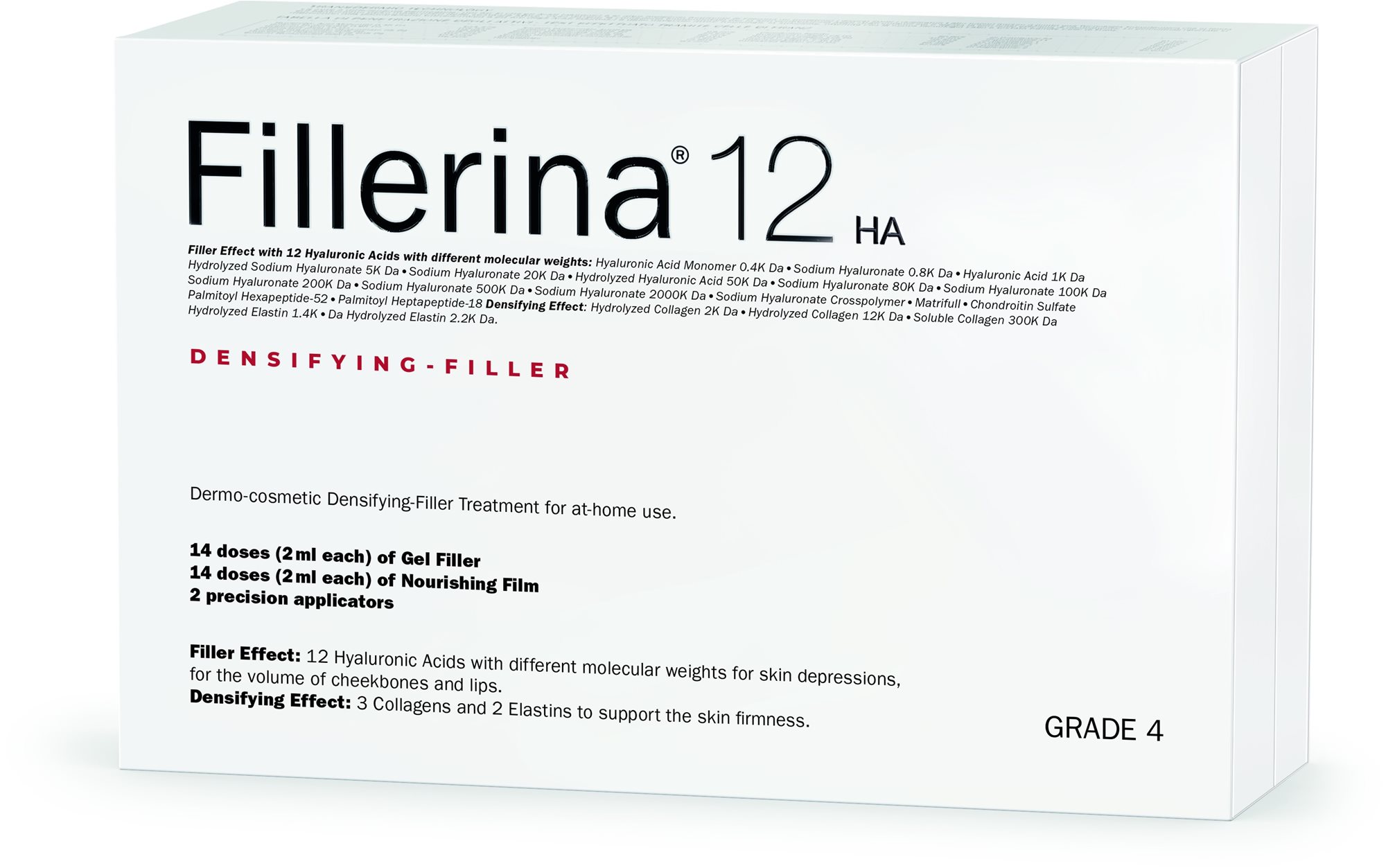 FILLERINA 12HA pleťová starostlivosť proti vráskam 40+ rokov (stupeň 4) 2× 30 ml