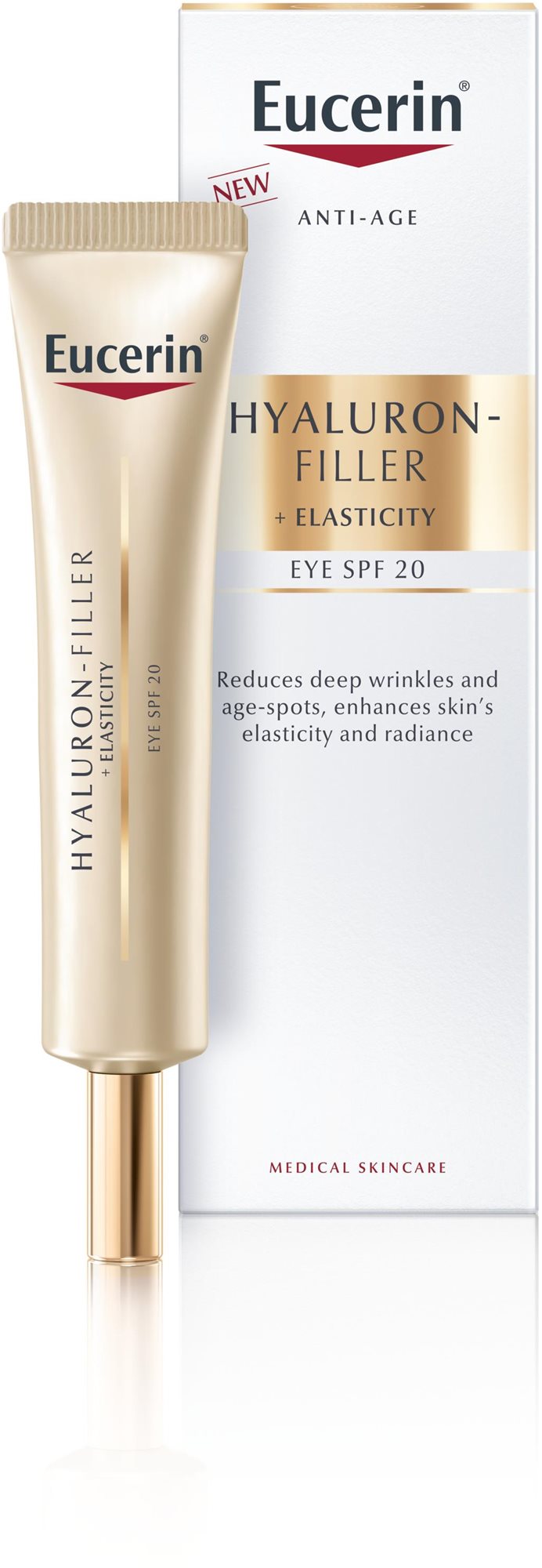 EUCERIN Hyaluron-Filler + Elasticity očný krém 15 ml