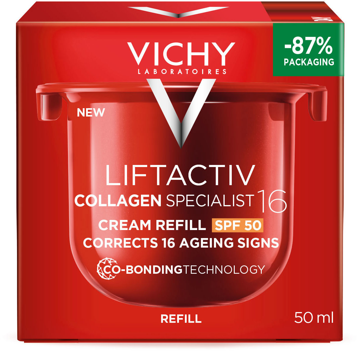 VICHY Liftactiv Collagen Specialist 16 Denný krém SPF 50 náhradná náplň 50 ml