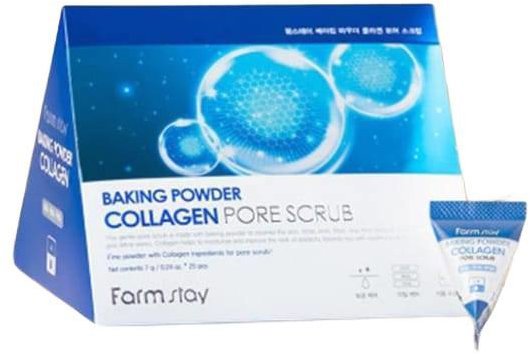 FARM STAY Baking powder Collagen Pore Scrub 25× 7 g