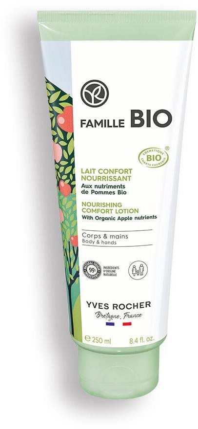 YVES ROCHER Vyživujúce mlieko na telo a ruky 250 ml