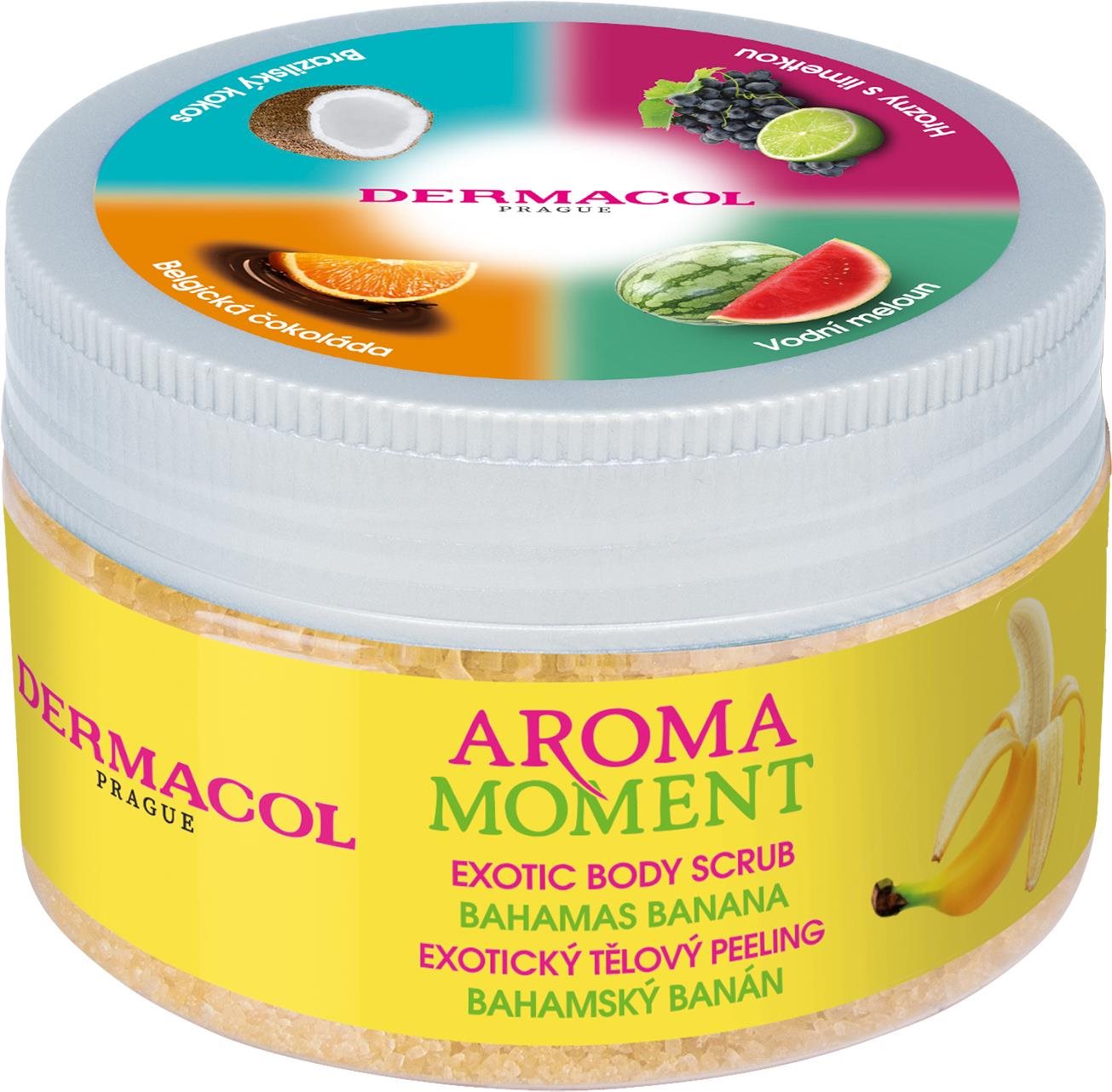 DERMACOL Aroma Moment peeling Bahamský banán 200 g