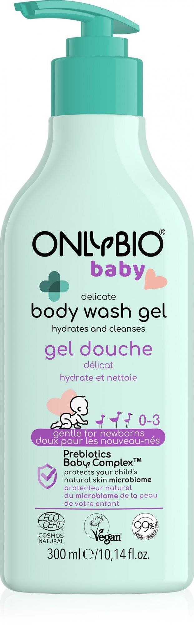 OnlyBio Jemný umývací gél pre bábätká 300 ml