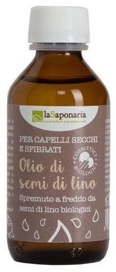 LASAPONARIA Ľanový vlasový olej za studena lisovaný BIO 100 ml