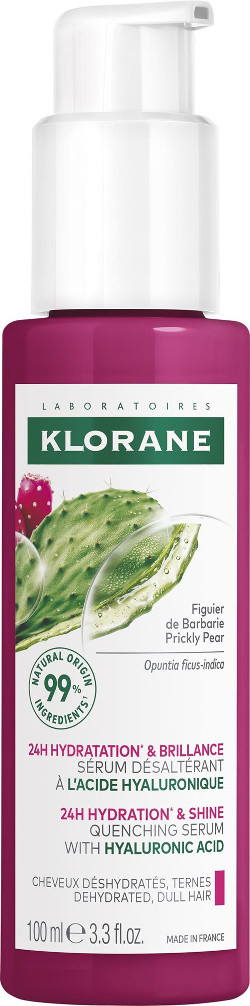 KLORANE – Hydratačné sérum s opunciou a kyselinou hyalurónovou, 100 ml