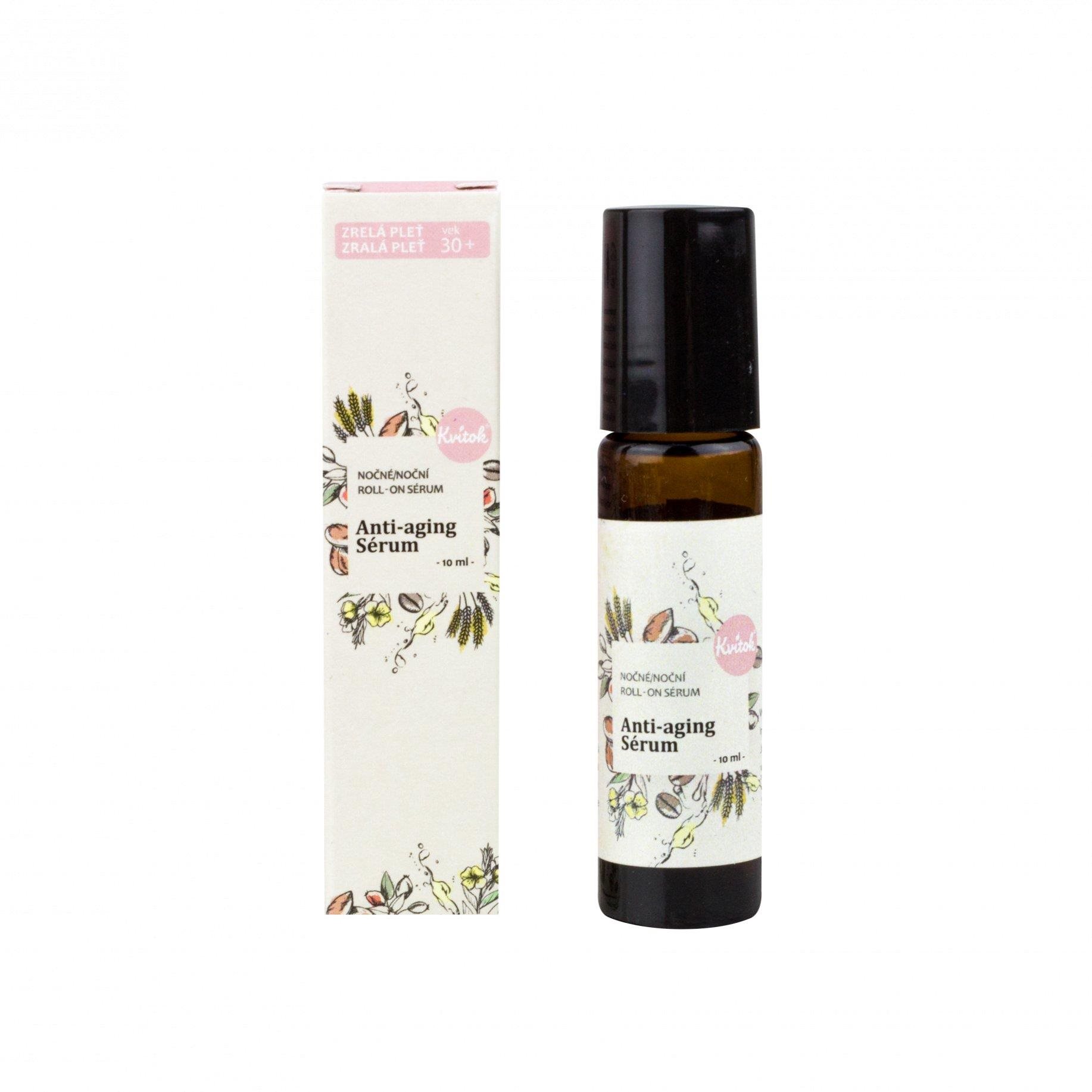 Kvitok Nočné roll-on sérum na zrelú pleť 30+ 10 ml