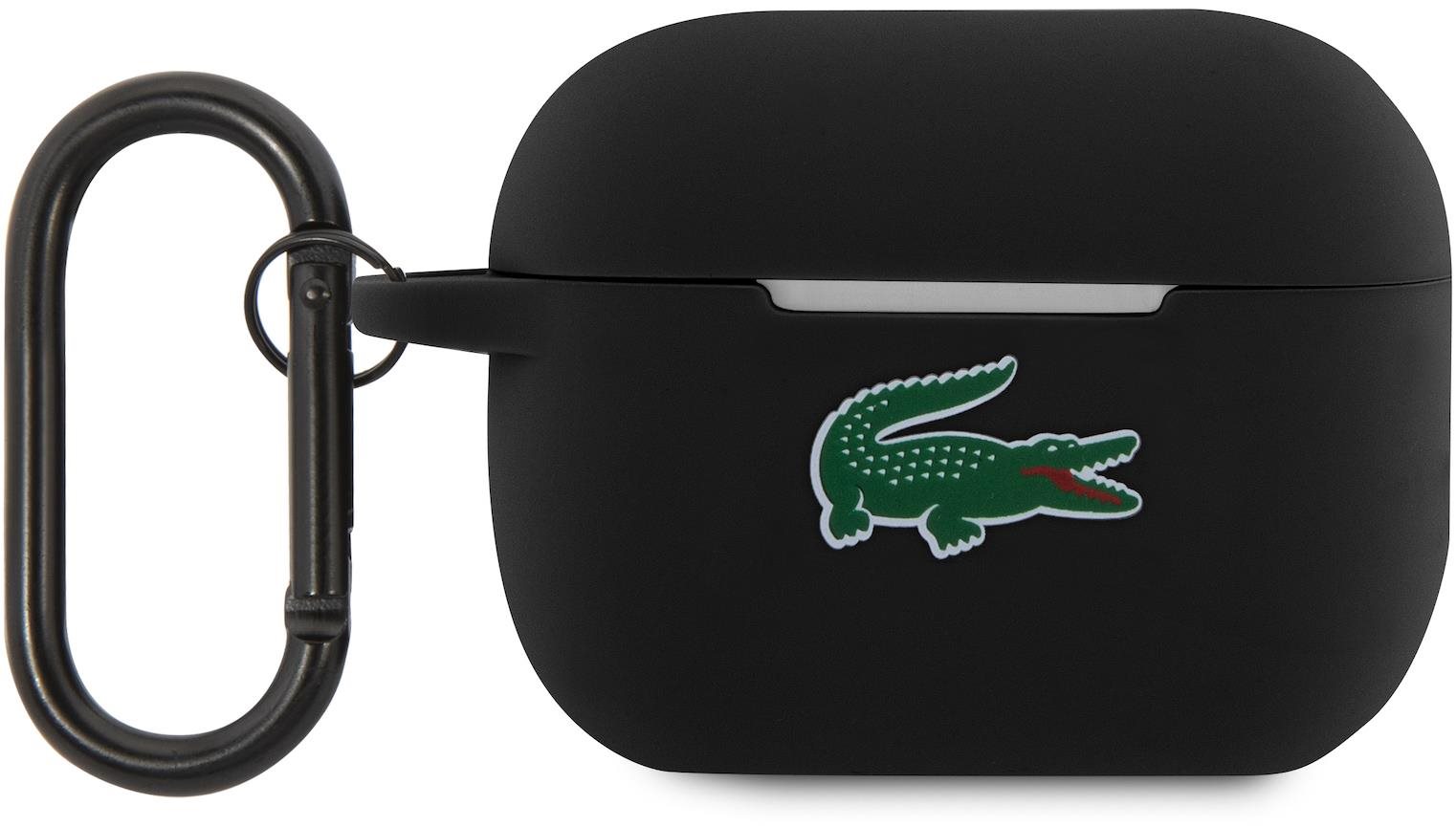 Lacoste Liquid Silicone Croc Logo Puzdro na AirPods Pro Black