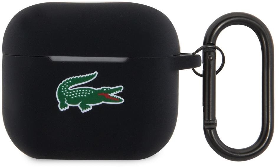 Lacoste Liquid Silicone Croc Logo Pouzdro pro AirPods 3 Black