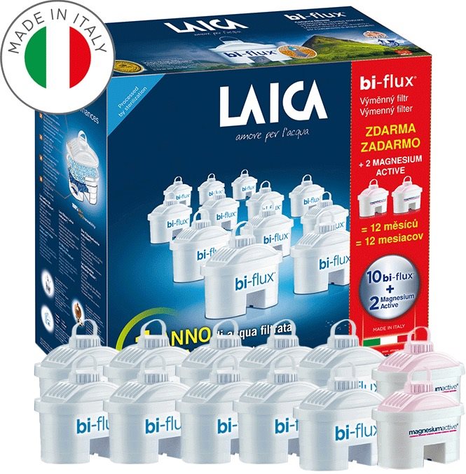 Laica Bi-Flux univerzálny 10ks + 2ks magnézium F12SES0