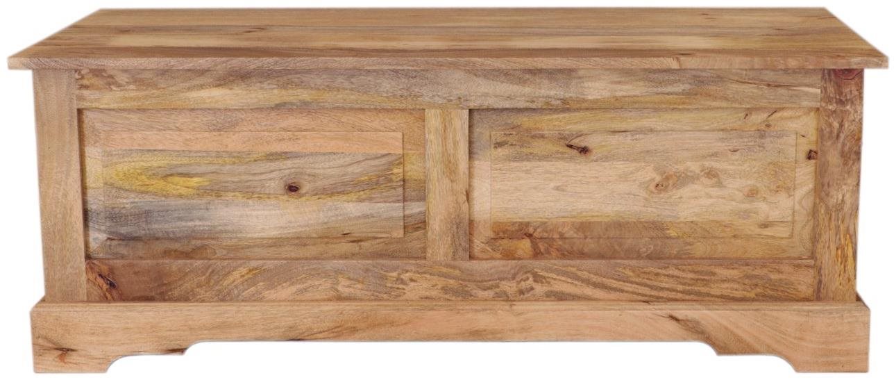 LAKŠMI – indickynabytok Guru 120 × 45 × 45 z mangového dreva – Mango Natural