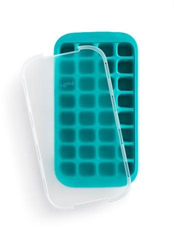 Lékué Veľká silikónová forma na ľad, 32 kociek Industrial Ice Cubes Tray