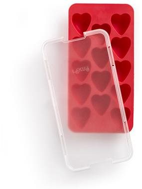 Lékué Silikónová forma na ľad Heart Ice Cubes