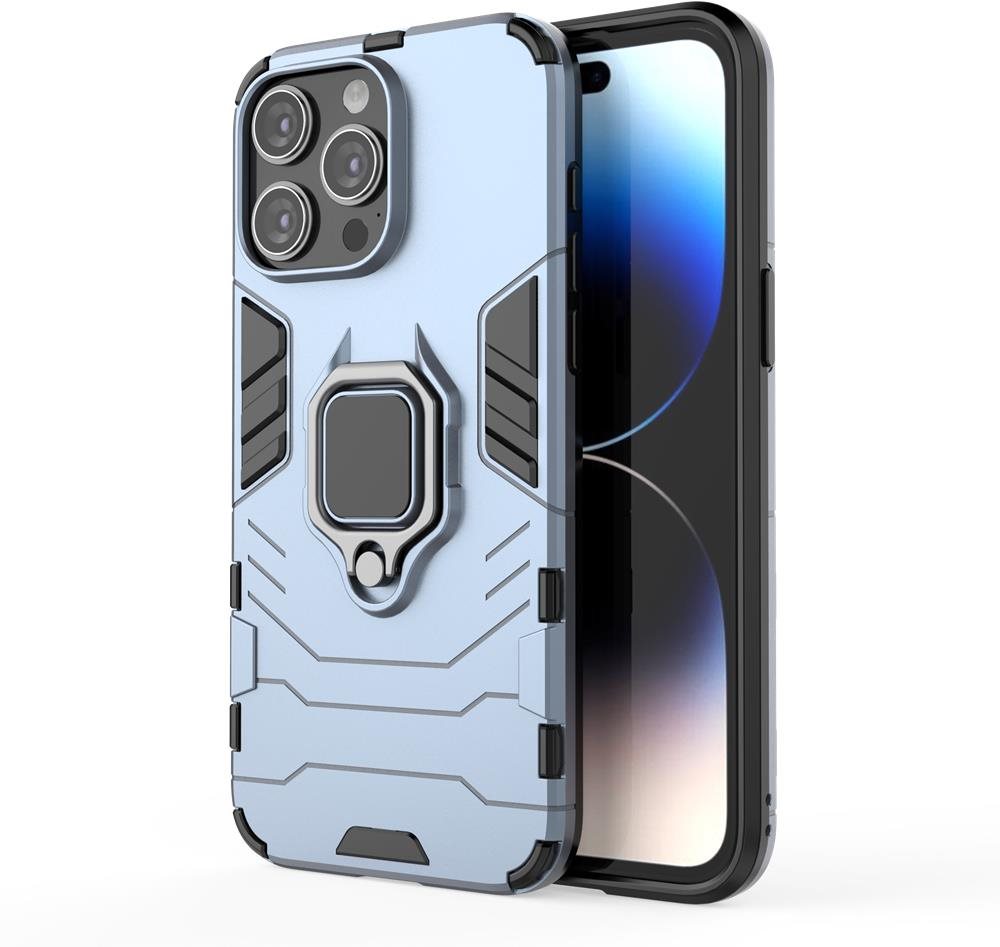 Lenuo Armor obal na iPhone 15 Pro Max modrá
