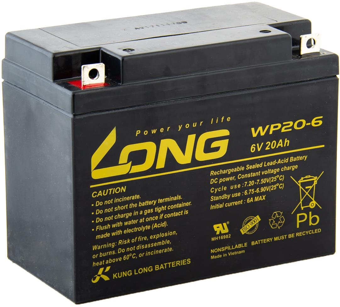 LONG batéria 6 V 20 Ah F3 (WP20-6)