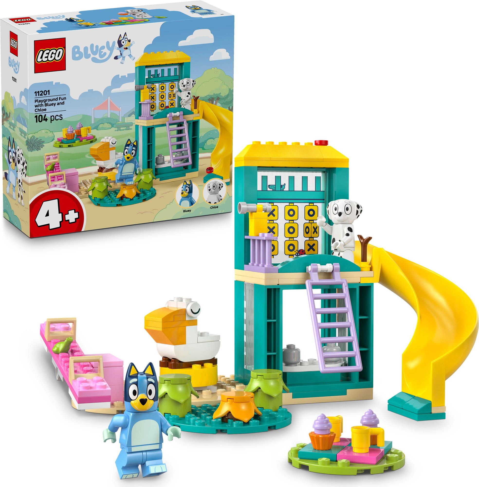 LEGO® Bluey 11201 Bluey, Chloe a zábava na ihrisku