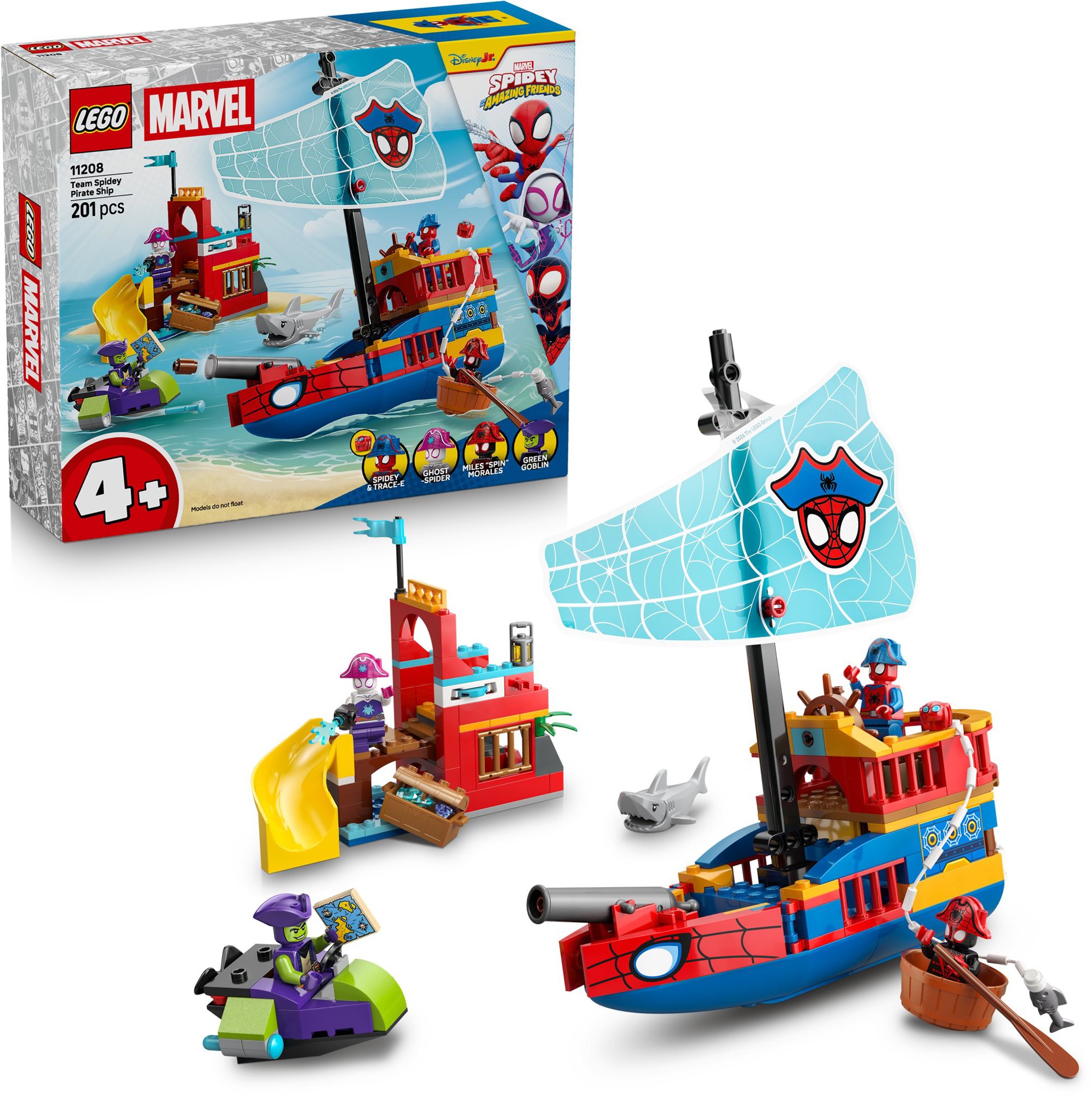 LEGO® Spidey 11208 Pirátska loď Spideyho tímu