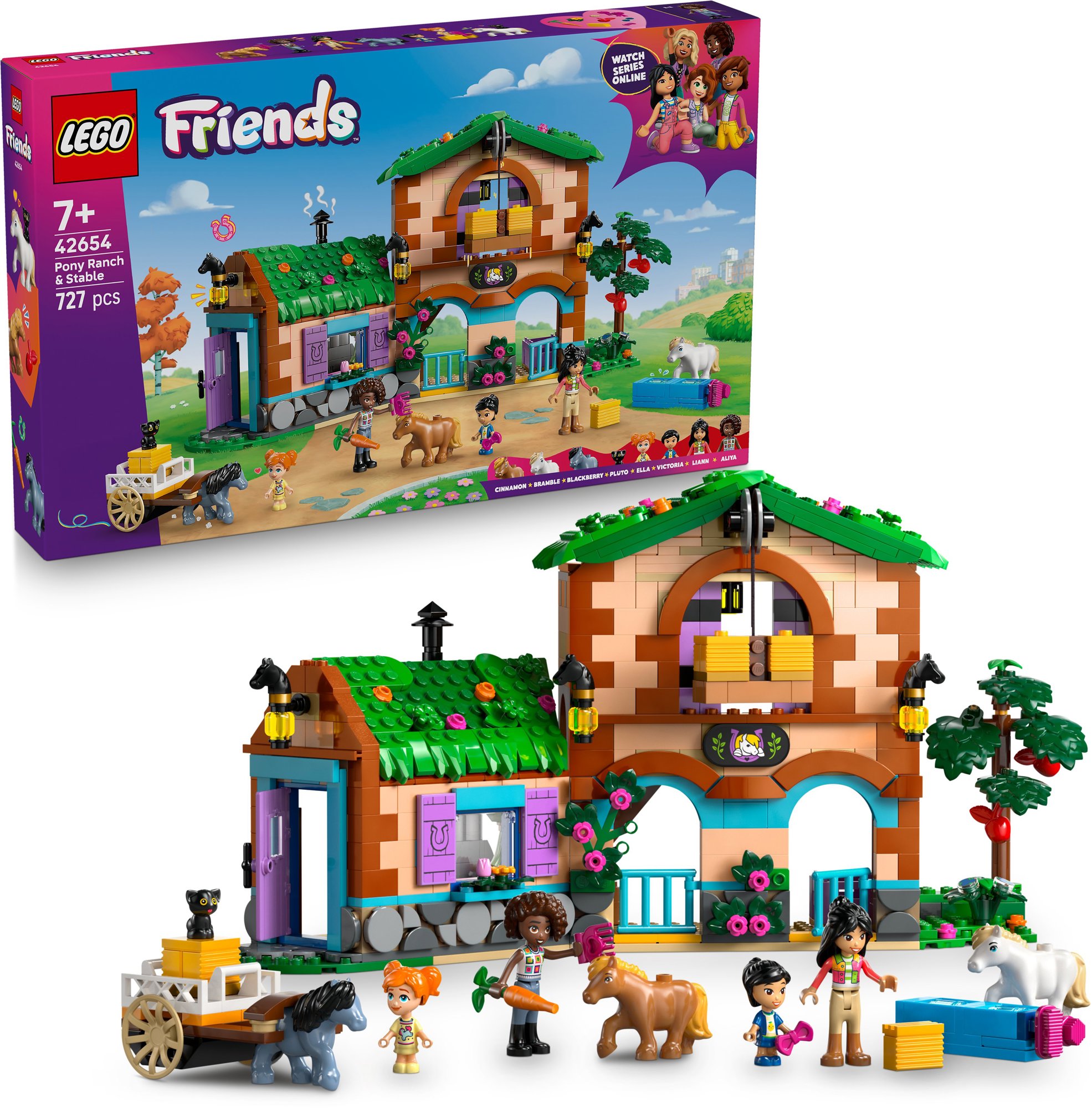 LEGO® Friends 42654 Ranč s poníkmi a stajňa