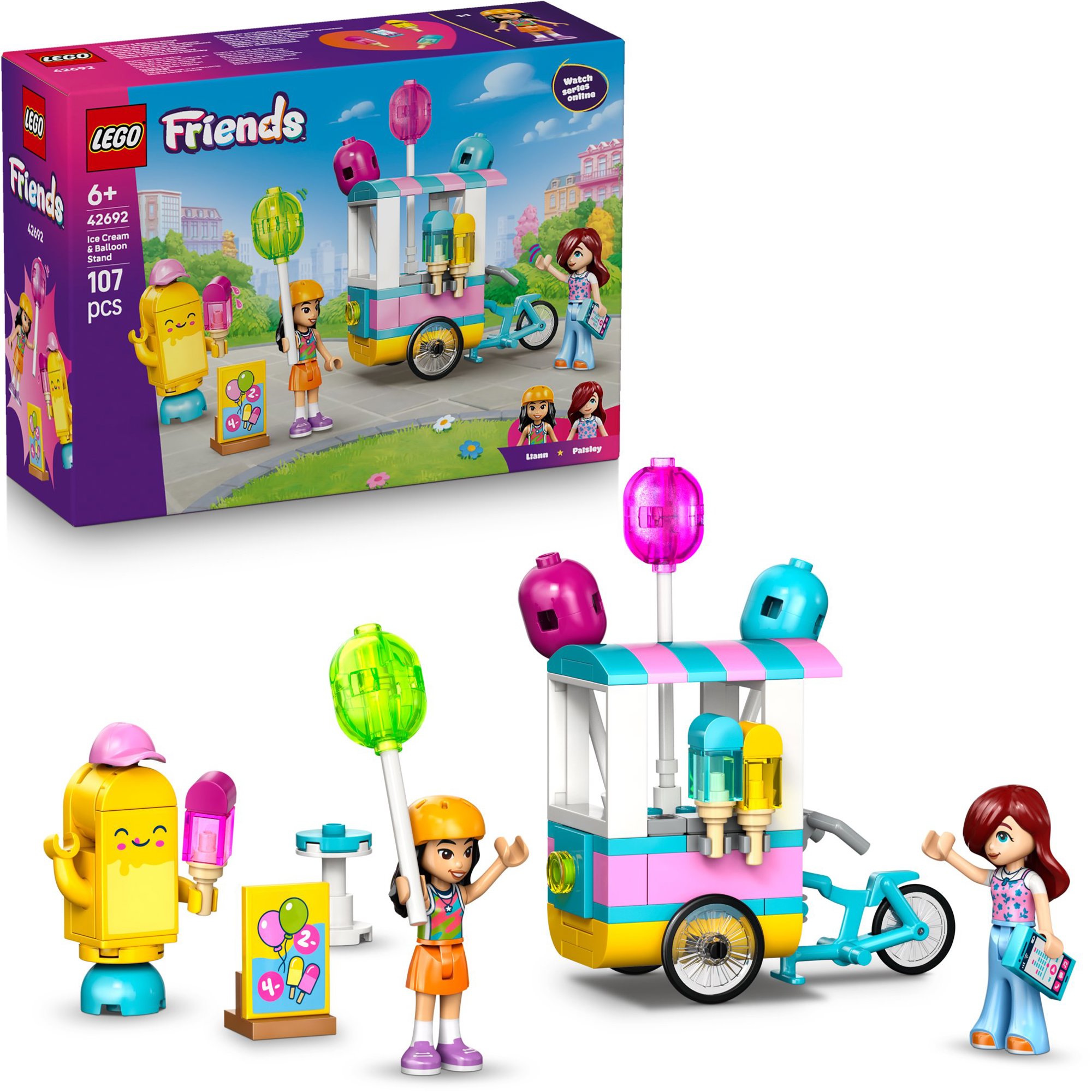 LEGO® Friends 42692 Stánok so zmrzlinou a balónmi