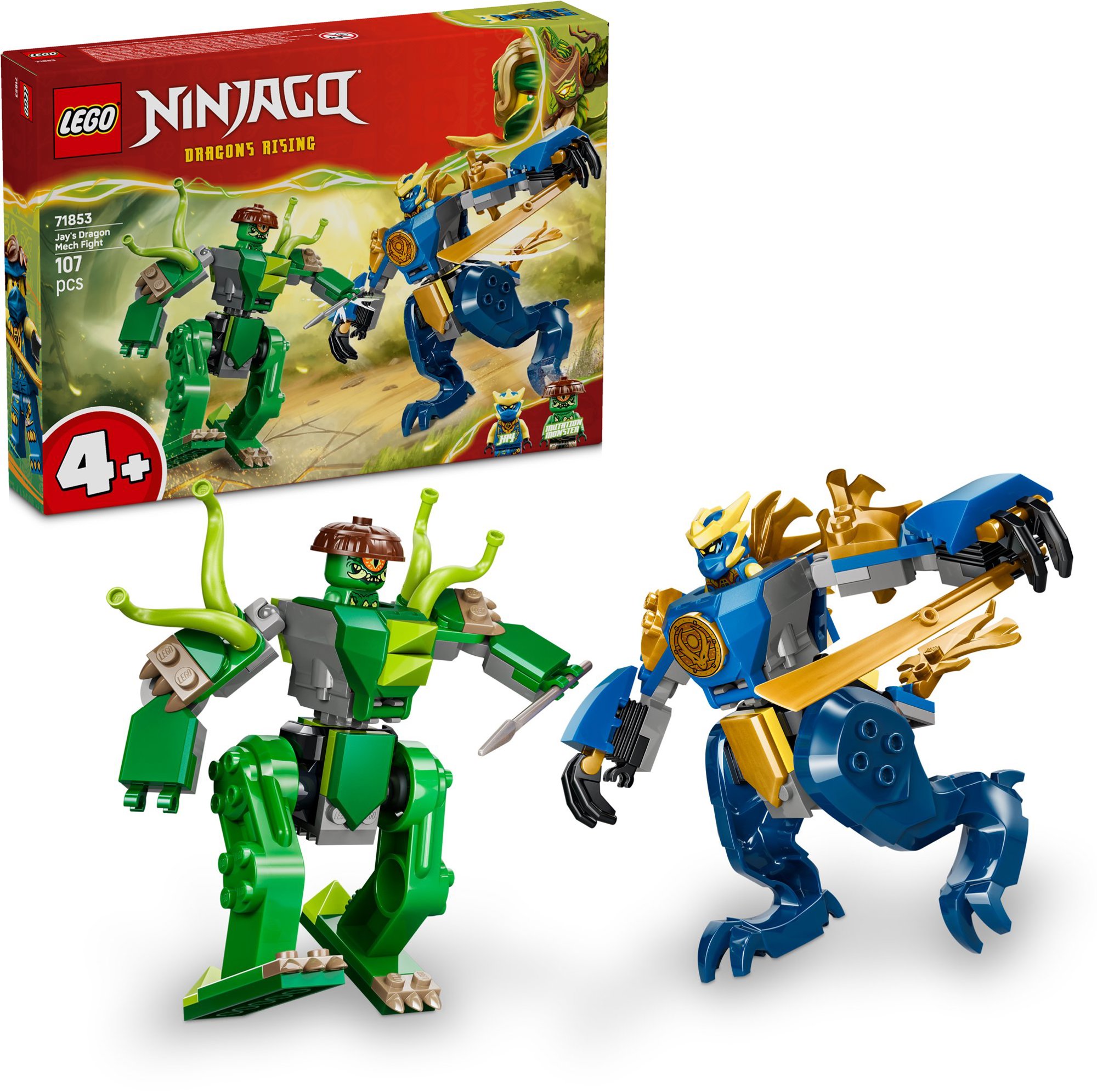 LEGO® NINJAGO® 71853 Jay a boj v dračom robotickom obleku