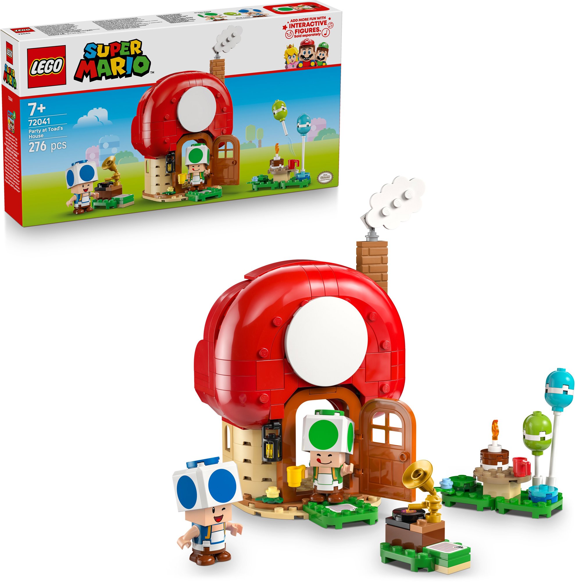 LEGO® Super Mario™ 72041 Toad a párty v jeho dome