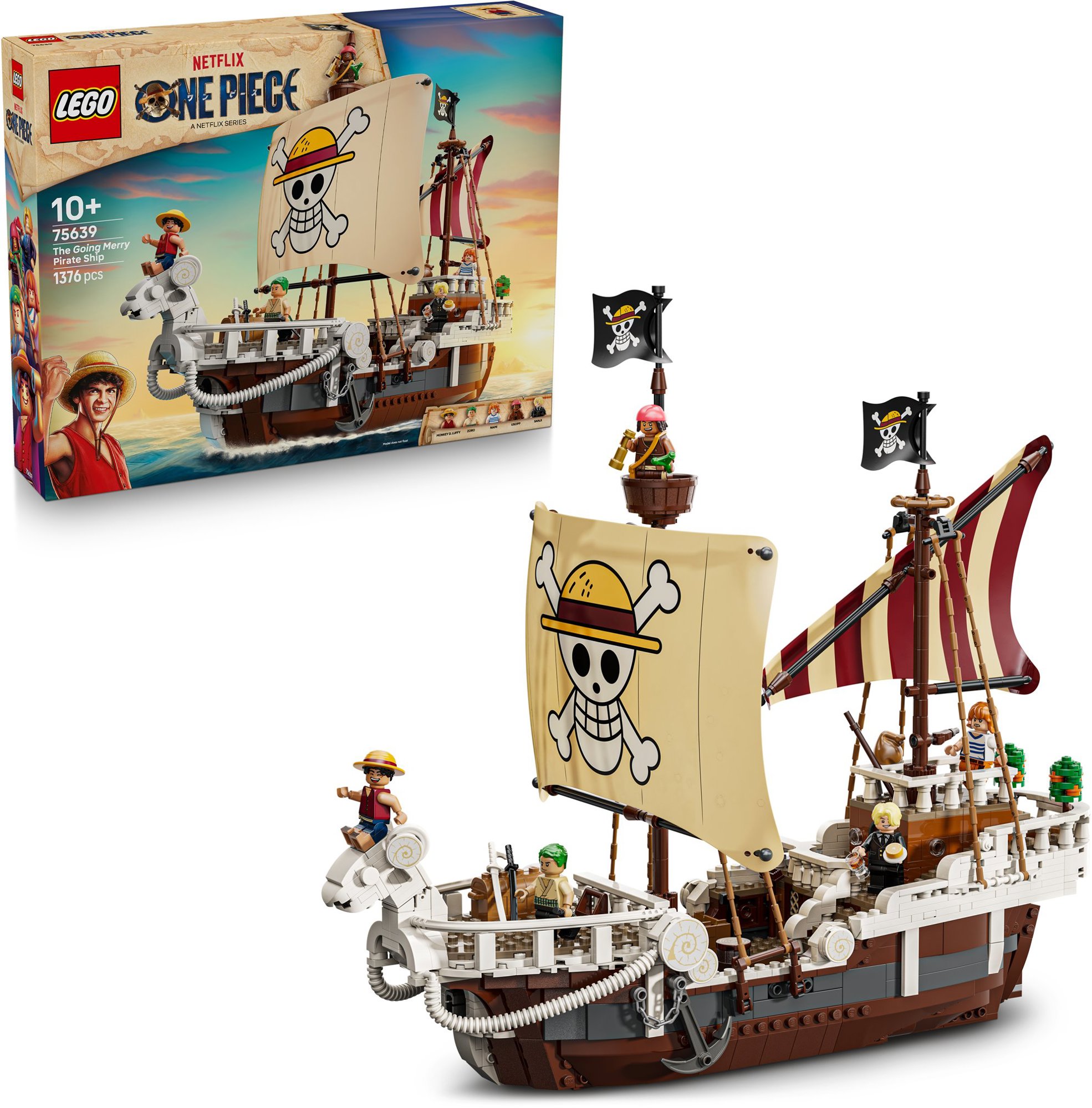 LEGO® ONE PIECE 75639 Pirátska loď Plávajúca Merry