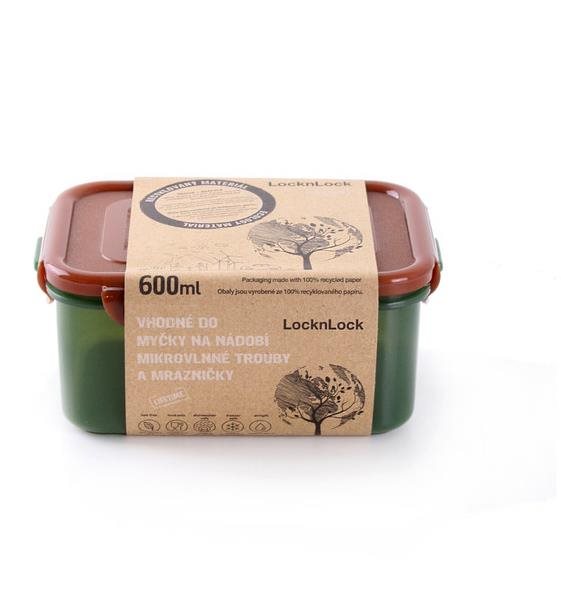 LOCK DÓZA NA POTRAVINY LOCK 600 ML,15,5 × 11 ×7 CM ECO